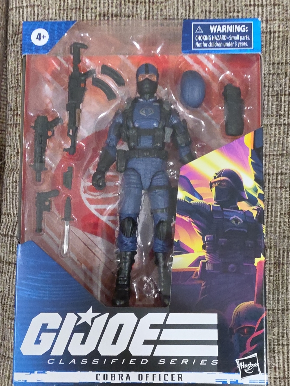Hasbro G.I. Joe Cobra Officer Action Figure - Blue & Black